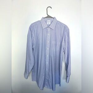Brooks Brothers Men's Regent Non-Iron Button Shirt • Size 17 | 33
